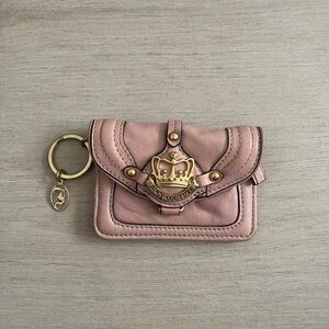 Juicy Couture Pink Keychain Wallet